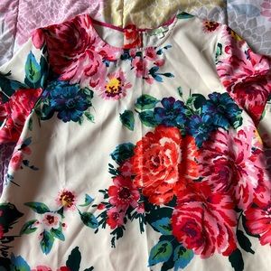 Beautiful floral blouse